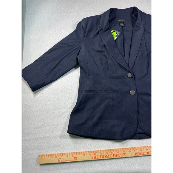 Investments New with Tags Women's Blazer size 18 Navy Blue - Picture 4 of 11